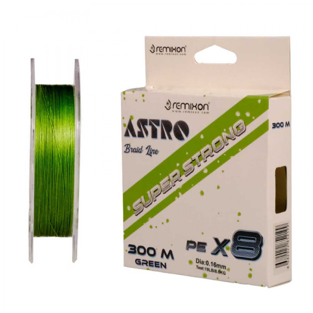 Remixon Astro 8X300m Green İp Misina Remixon Astro 8X300m Green İp Misina